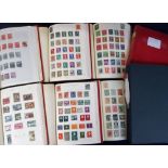 Stamps, box of all world stamps in 13 albums, mainly used, all periods & most countries
