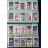 Trade cards, Barratt's/Bassett's, album of 9 Football sets, all 1980's/90's inc. World Stars (