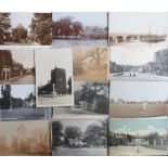 Postcards, Middlesex/London suburbs, a good mix of approx. 64 cards with many street scenes, RP's