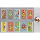 Trade cards, Barratt's, Walt Disney Characters 2nd Series, (set, 50 cards) (vg) sold with a circular