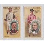 Cigarette cards, Horseracing, Salmon & Gluckstein, Owners & Jockeys Series, 2 type cards, R Morton &