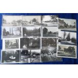 Postcards, Arborfield near Reading, interesting selection inc. Five Roads & 'The Bull', Swallowfield