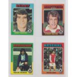Trade cards, Topps, Footballers (Red Back) 'X' size, (set, 220 cards) (both checklists marked, gen