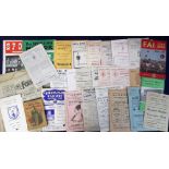 Football programmes etc, selection of 23 programmes 1940's/50's inc. Portsmouth v WBA 49/50, New