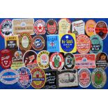 Beer labels, a mixed selection of 30 different labels various shapes, sizes and breweries