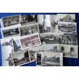Postcards, Sussex, a collection of approx. 100 cards, RP's and printed, inc. street scenes, Social
