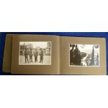 Ephemera, a photograph album, circa 1920, with approx. 40 pages of large format b/w images laid down
