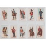 Cigarette cards, BAT (Anon), Soldiers of the World (set, 75 cards) (plain backs) (mostly gd)