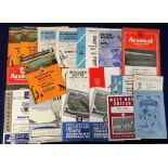 Football programmes, 1950's/60's selection, all featuring English Clubs v Foreign opposition in