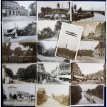 Postcards, a mixed selection of 30 UK topographical cards and a few subjects, mostly RPs, inc.