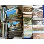 Postcards, mixed age collection of approx. 800 cards, mostly UK topographical inc. bridges,