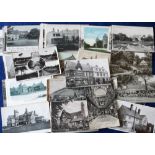 Postcards, UK, topographical, a collection of 100+ cards, many different locations inc. street