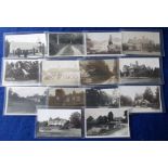 Postcards, Berkshire, 14 RPs showing scenes of Farley Hill, a rural location in the Reading /