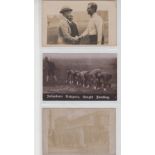 Postcards, Football, Tottenham Hotspur, three RP's, 'Our Prince Meets Arthur Grimsdell (Of the