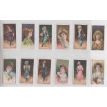 Cigarette cards, Richmond Cavendish, Pretty Girl Series 'RASH' (set, 12 cards) (gd)