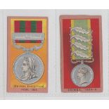 Cigarette cards, Smith's, Medals (Numbered, 'Imperial Tobacco Co' backs, multibacked) two cards,