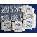 Cigarette & trade cards, Fish, Devlin Irish Fishing (set, 48 cards, vg), sold with Carreras, 21