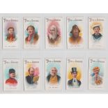 Cigarette cards, Franklyn, Davey & Co, Types of Smokers (set, 10 cards) (gd/vg)