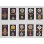 Cigarette cards, two sets, Phillips British Orders of Chivalry & Valour (25 cards) & Churchman's