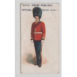 Cigarette card, S. E. Southgate, Types of British & Colonial Troops, type card, 'Royal Welsh