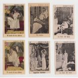 Cigarette cards, South America, Anon, a mixed selection of undressing cards, all part sets,
