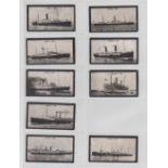 Cigarette cards, Singleton & Cole (Anon), Orient Line, 11 Ports on backs (9/10, missing RMS