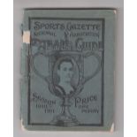 Football annual, Sports Gazette National Association Football Guide, 1910/11 issued by North Eastern