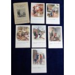 Postcards, Children, Poulbot, set of six French cards issued by 'Ligue Nationale Contre Le