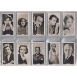 Cigarette cards, Cinema, four sets, Sinclair Film Stars (Series of Real Photos) (54 cards, vg),