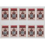 Cigarette cards, Cohen, Weenen, Victoria Cross Heroes (51-100) (21/50, gen gd, some light foxing