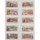 Cigarette cards, Hignett's, Interesting Buildings (set, 50 cards) (vg)