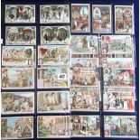 Trade cards, Liebig, collection of five scarce Dutch language issue sets, S791 Plants in Art,