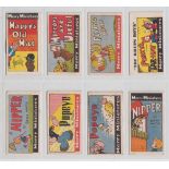Trade cards, Home Publicity Ltd, Merry Miniatures, 8 different folders, all with overprinted backs
