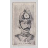 Cigarette card, Sweet Alva Cigarettes, Boer War Celebrities, 'JASAS', type card, Lord Dundonald (