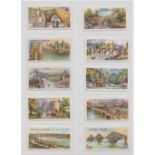 Cigarette cards, Faulkner's, Celebrated Bridges (set, 50 cards) (gd/vg)