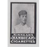 Cigarette card, Kinnear, Australian Cricket Team, type card, V. Trumper (vg) (1)