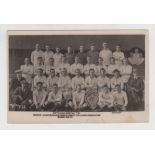 Postcard, Football, Tottenham Hotspur 1919-20, RP postcard showing squad & Officials with