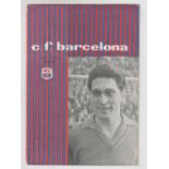 Football programme, Fairs Cup Final 1960, Barcelona v Birmingham, 4 May, second leg, played at the