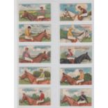 Cigarette cards, Horseracing, two sets, Anstie, Racing Series (1-25) (25 cards, gd) & Ogden's, Derby