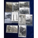 Postcards, Suffolk, Lowestoft Zeppelin Bombardment, 25th April, 1915, 10 further cards, mostly RP's,