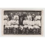 Football, Swansea Town FC, 1939/40, scarce postcard size photograph showing teamgroup, previously