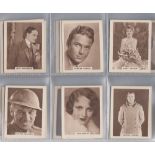 Cigarette cards, two sets, BAT, Celebrities of Film & Stage, 'M' size (set, 50 cards, gd/vg) &