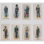 Cigarette cards, Wills, Soldiers & Sailors (grey back), eight cards, Austria 'Hungarian Infantry