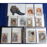 Trade cards, USA, a collection of 110+ plain back early advertising cards, many different