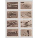 Cigarette cards, Strathmore, British Aircraft, 'M' size (set, 25 cards) (ex)