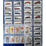 Cigarette cards, 4 sets, Lambert & Butler, Motor Cars 'A' Series (green back) (25 cards, fair/gd),