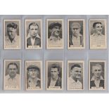 Cigarette cards, Phillip's (Overseas), Test Cricketers (B.D.V.) (set, 38 cards plus variation card