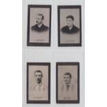 Cigarette cards, Smith's, Footballers (Brown back, 1906), Glasgow Celtic, four cards, no 15 A.