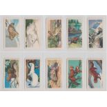 Cigarette cards, Brooke Bond (Canada), three sets, Animals of North America (mixed backs, 48 cards),