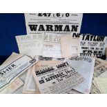 Ephemera, Newspapers and Posters, 50+ copies of 'The Field Country Gentleman's Newspaper' for the